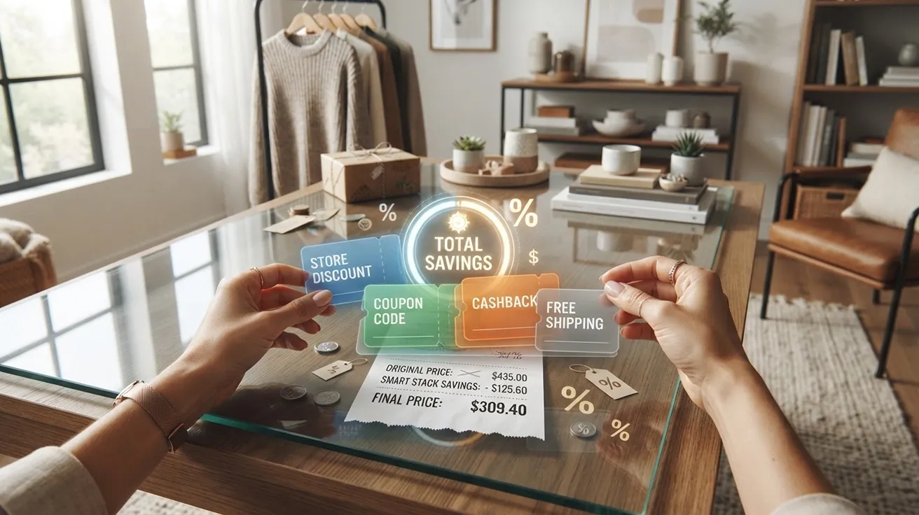 How to Stack Coupons, Cashback, and Store Discounts Without Overspending